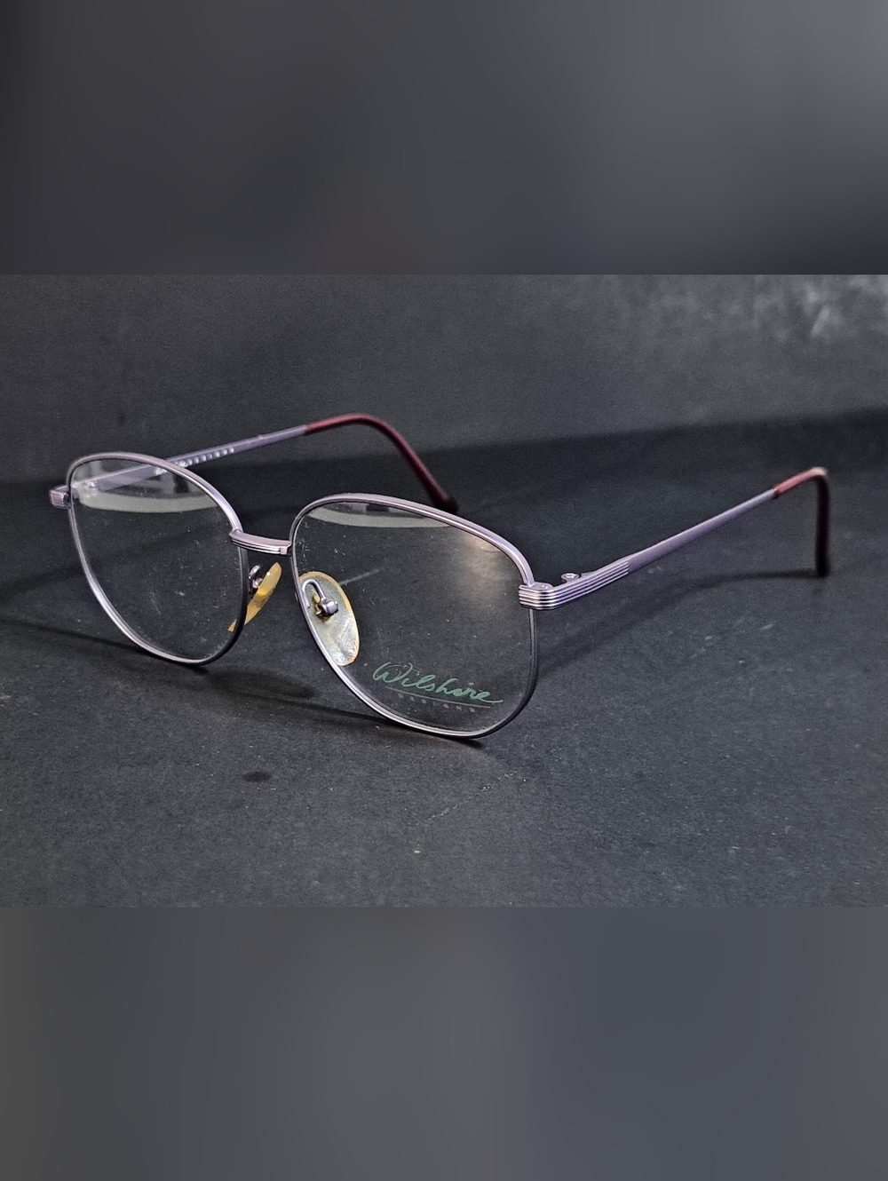 Vintage NOS Wilshire Design WD1288 Eyeglasses Lavender Women Japan